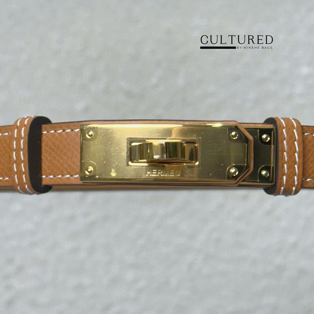 Hermès Kelly Belt in Gold