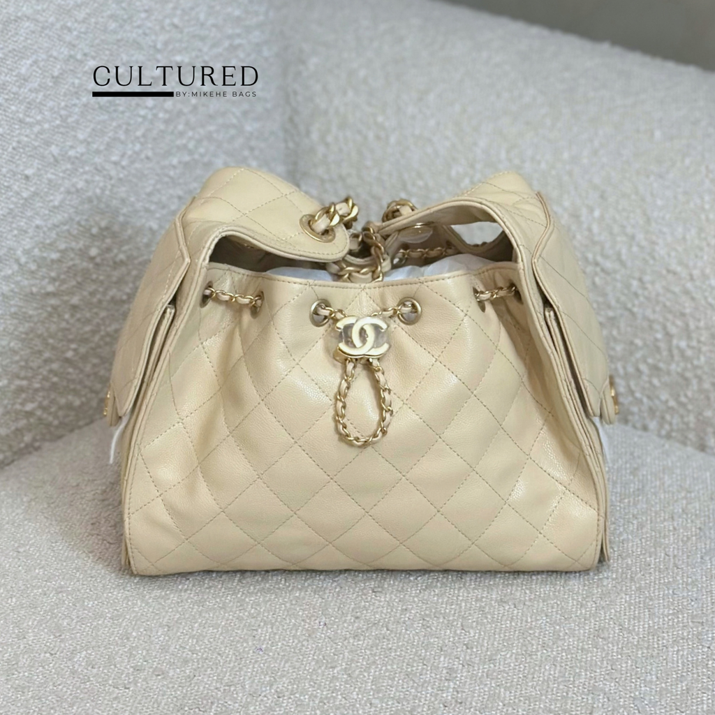 Chanel 25 Small Beige