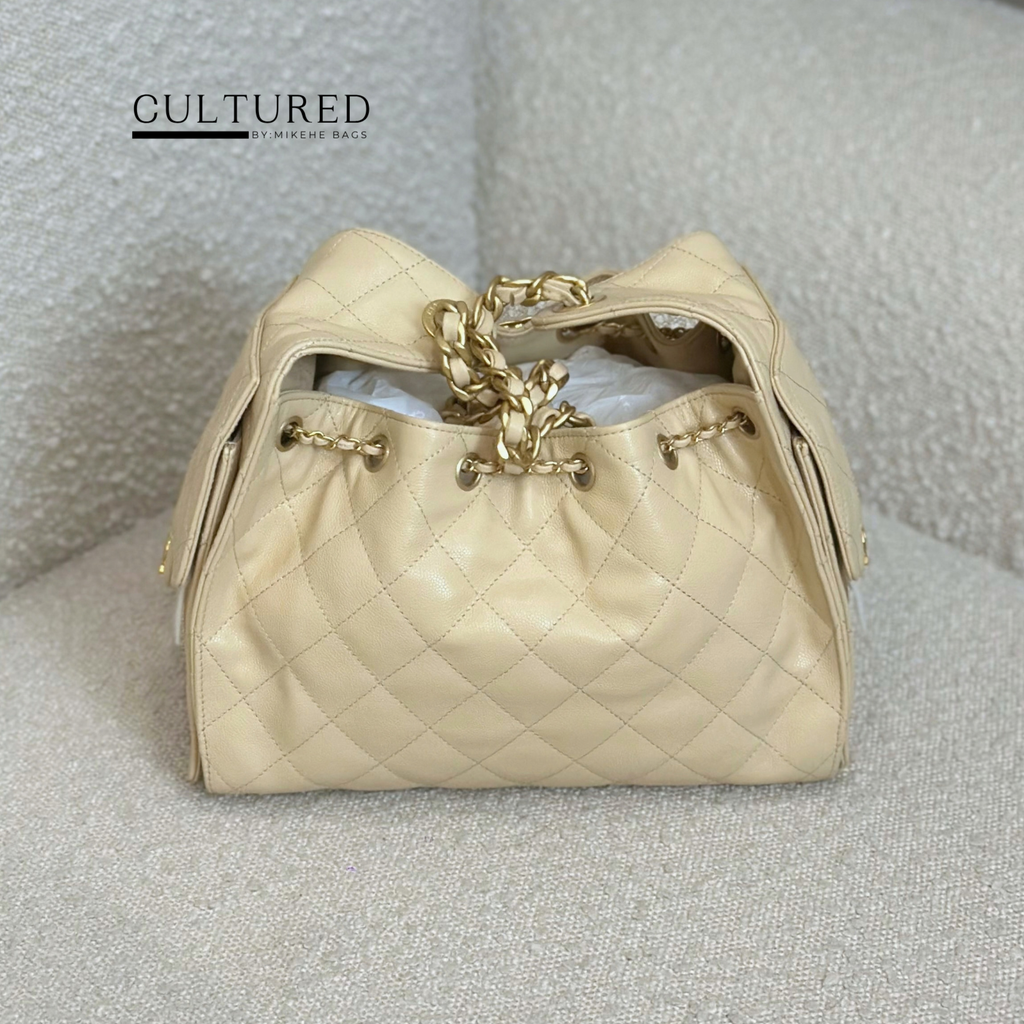 Chanel 25 Small Beige