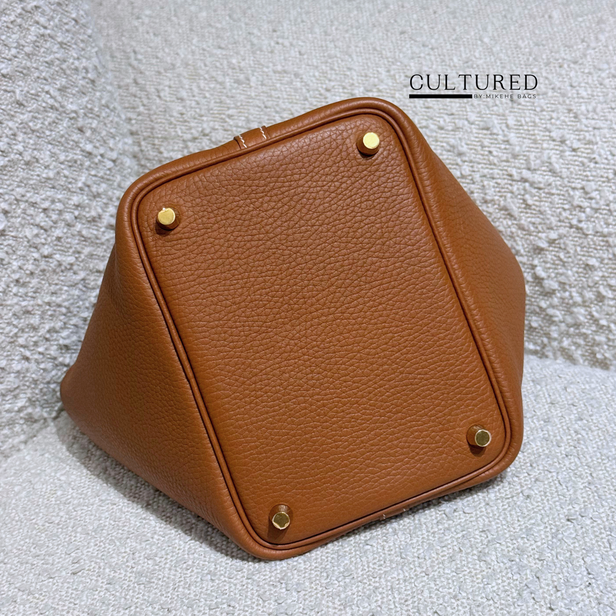 Hermès Picotin in Gold on Gold