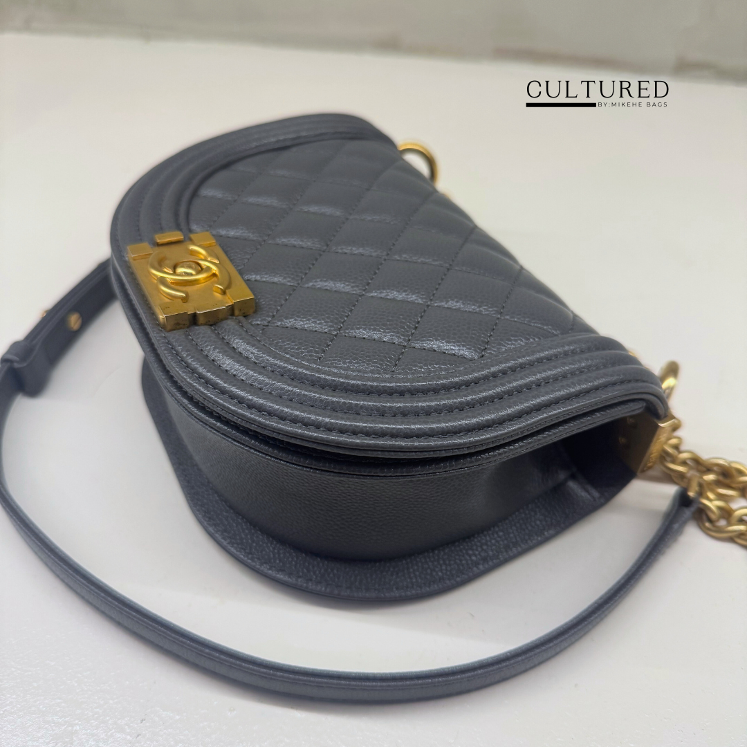 Chanel Boy Crescent Messenger Bag