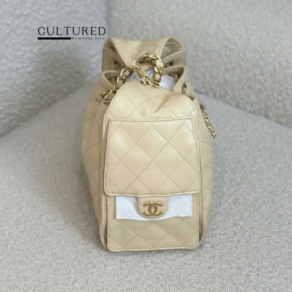 Chanel 25 Small Beige