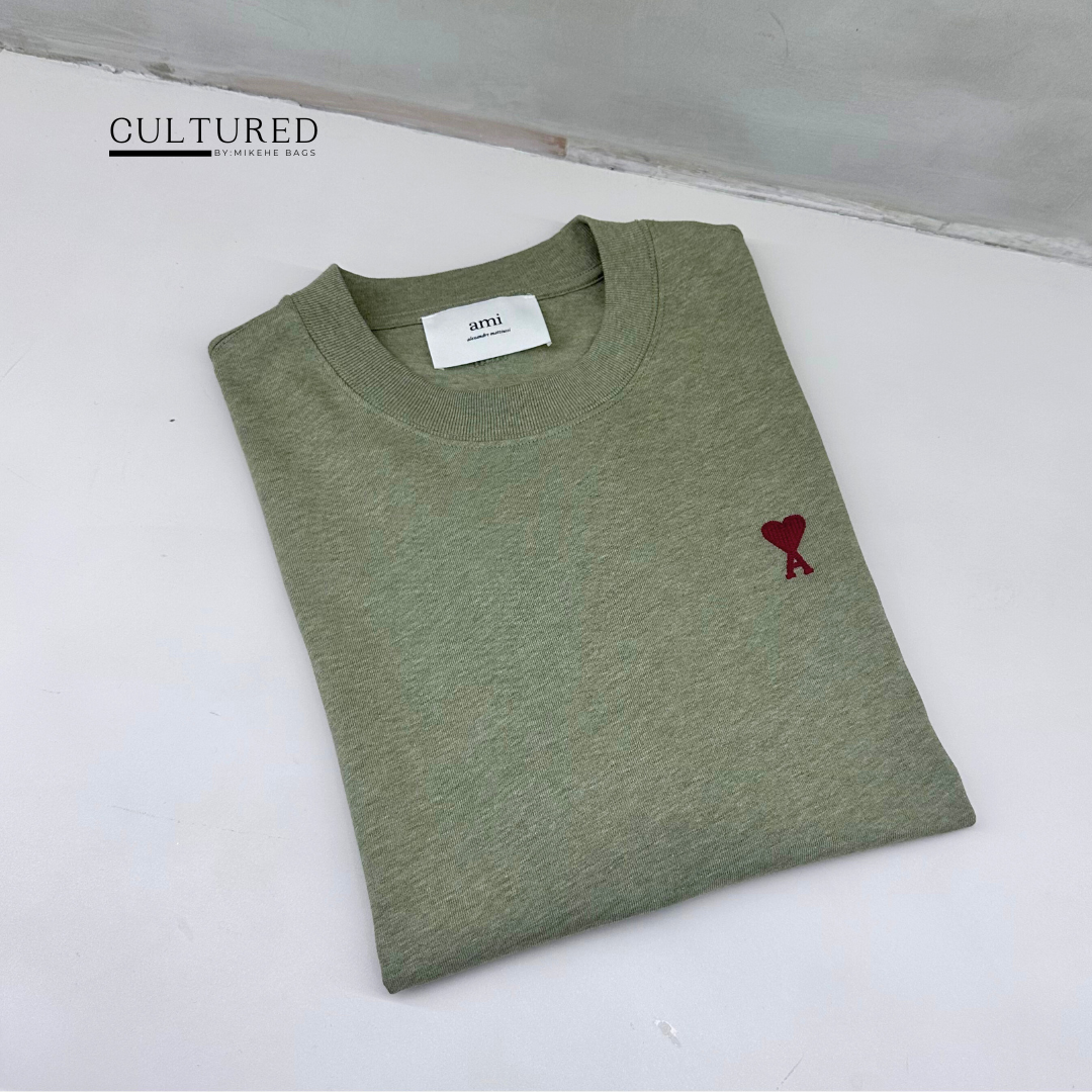 Ami De Coeur T-Shirt in Sage Green