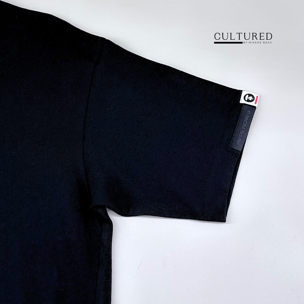 AAPE One Point Logo T-Shirt in Black