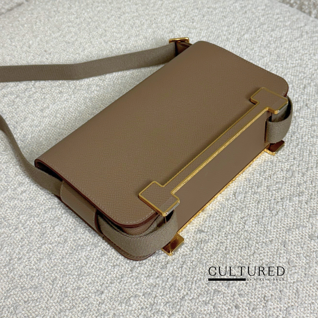 Hermès Geta Slim in Etoupe