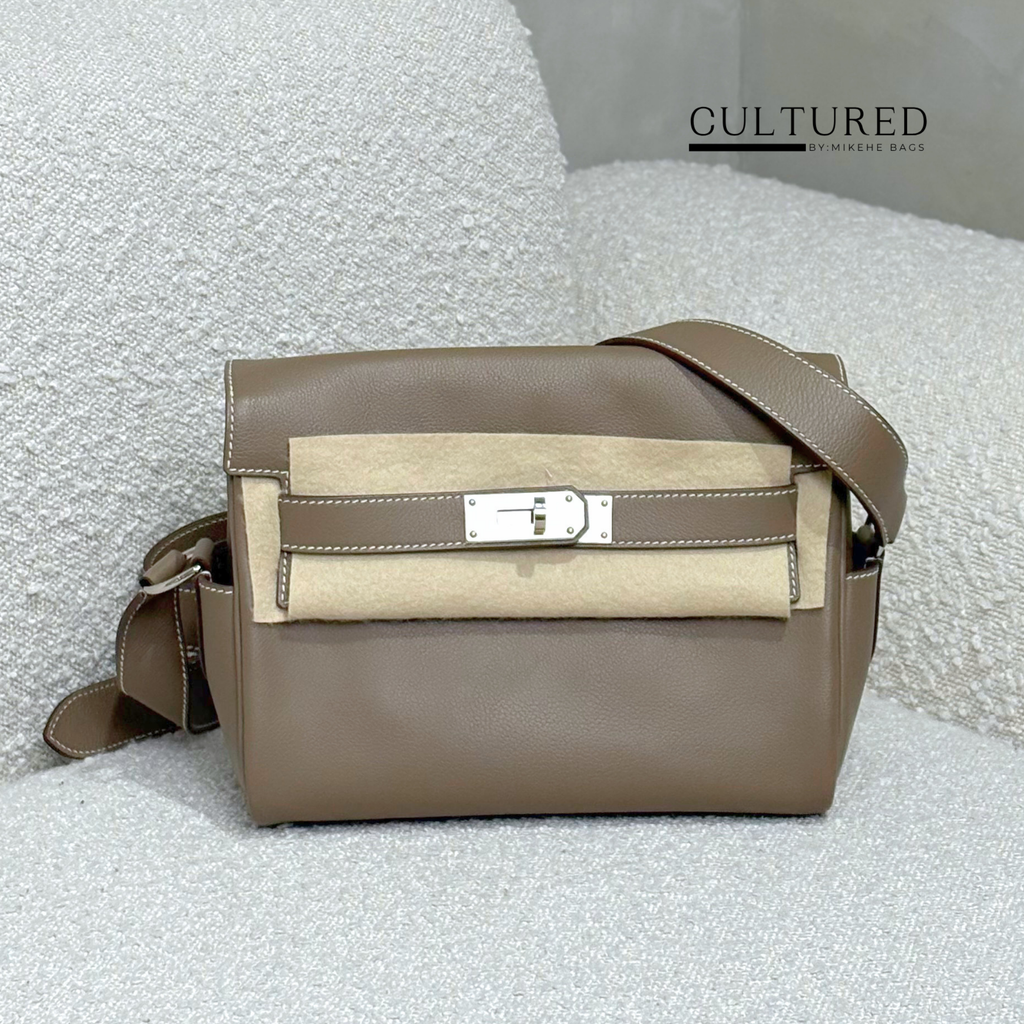 Hermès Kelly Messenger in Etoupe