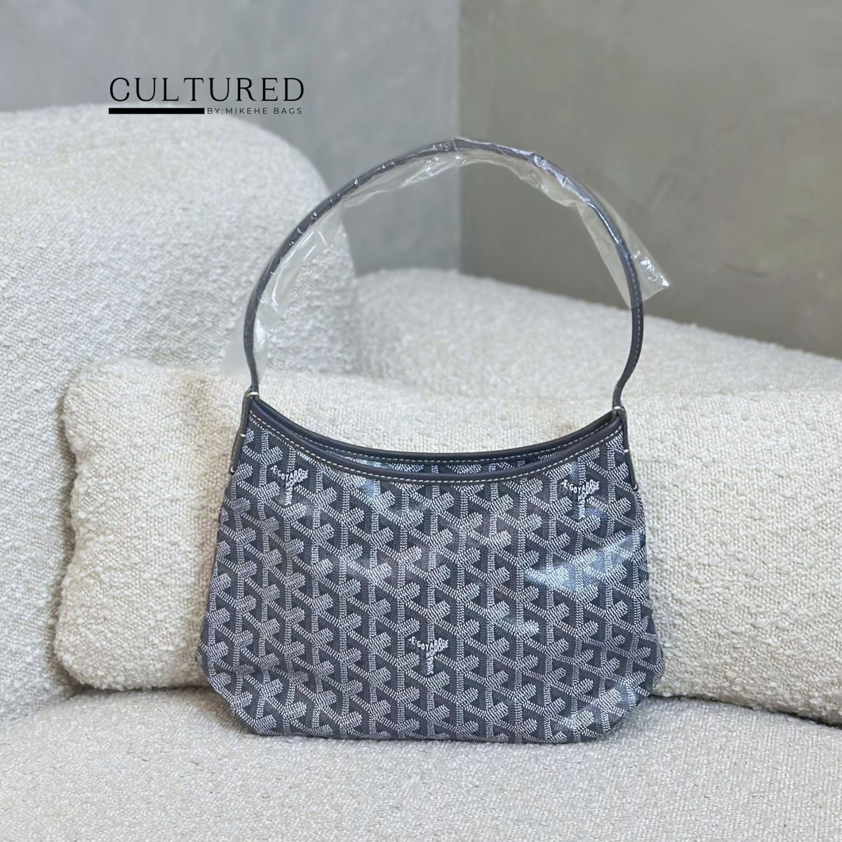 Goyard Mini Hobo Grey