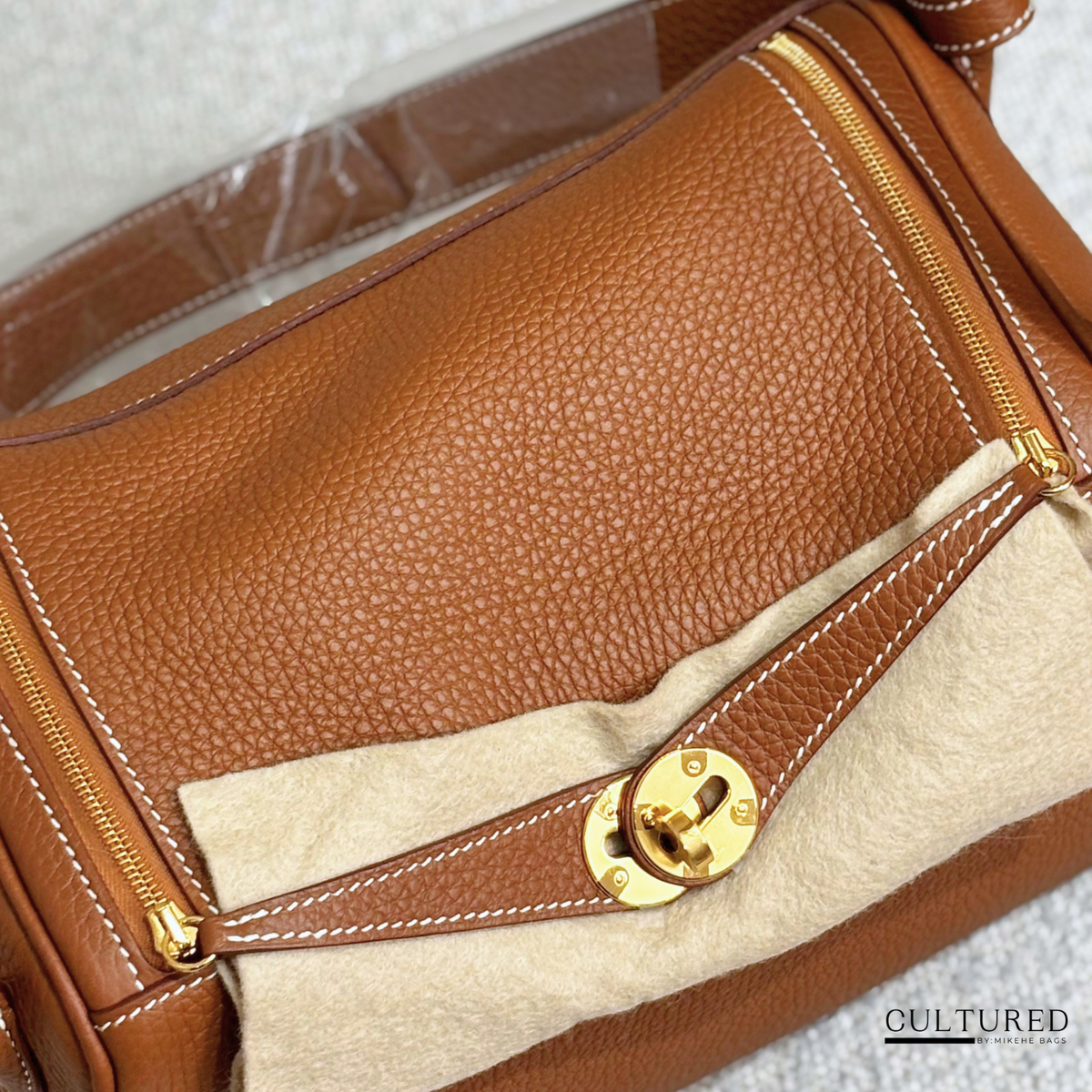 Hermès Lindy 26 in Gold on Gold