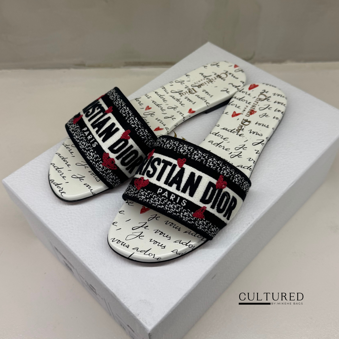 Dior Dway Slides Size 38.5