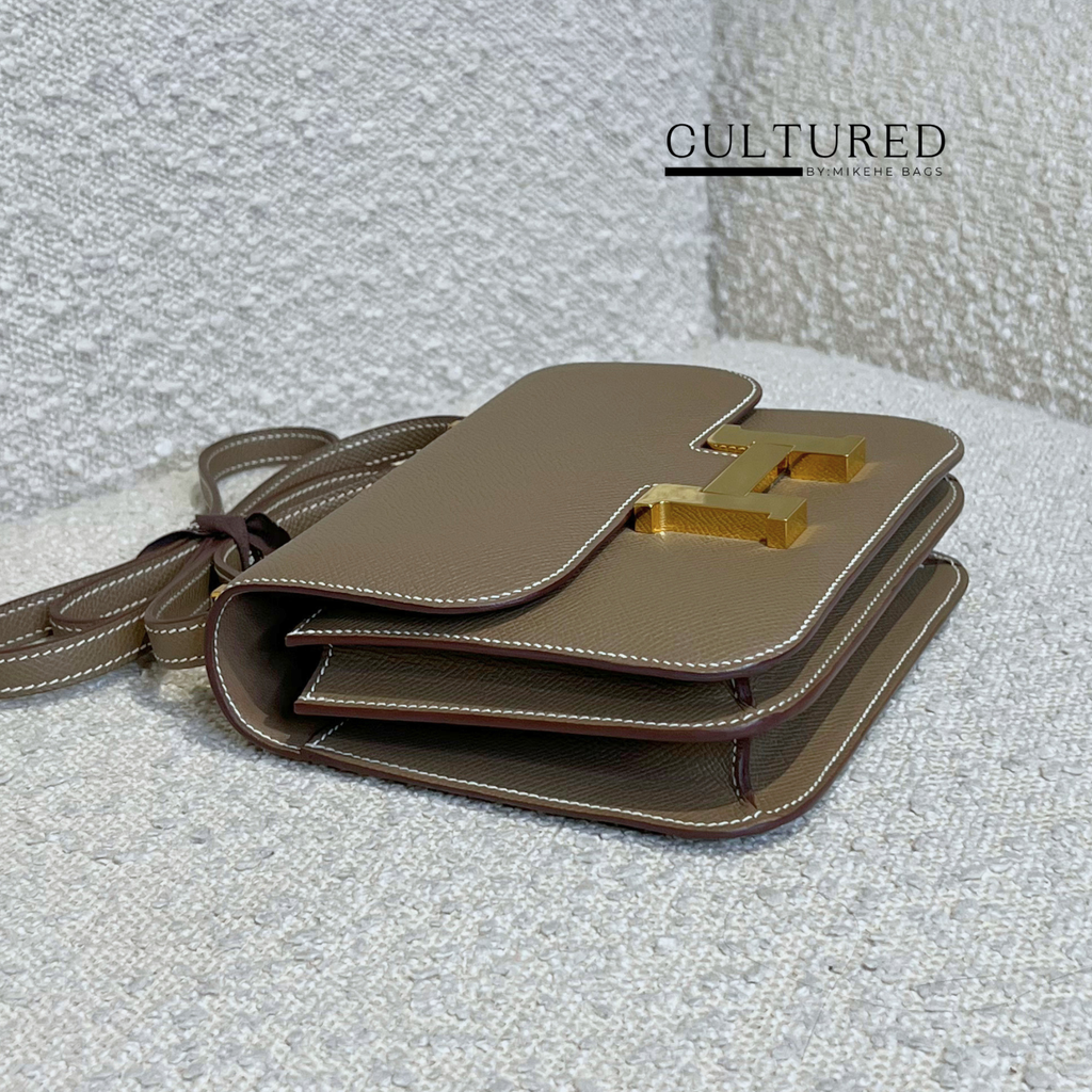 Hermès Constance 19 in Etoupe