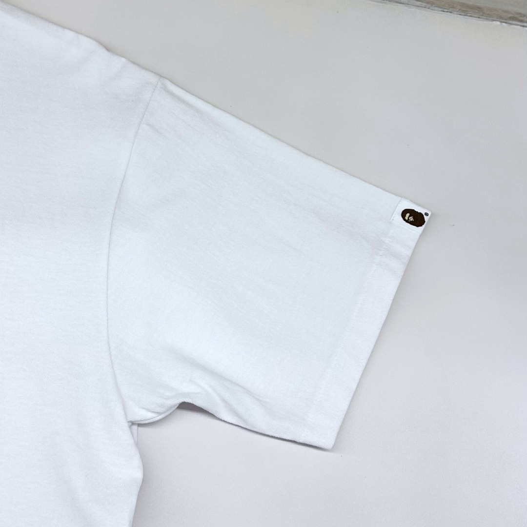 BAPE Japan College Men's T-Shirt in White