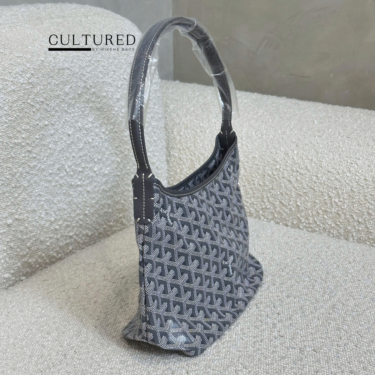 Goyard Mini Hobo Grey