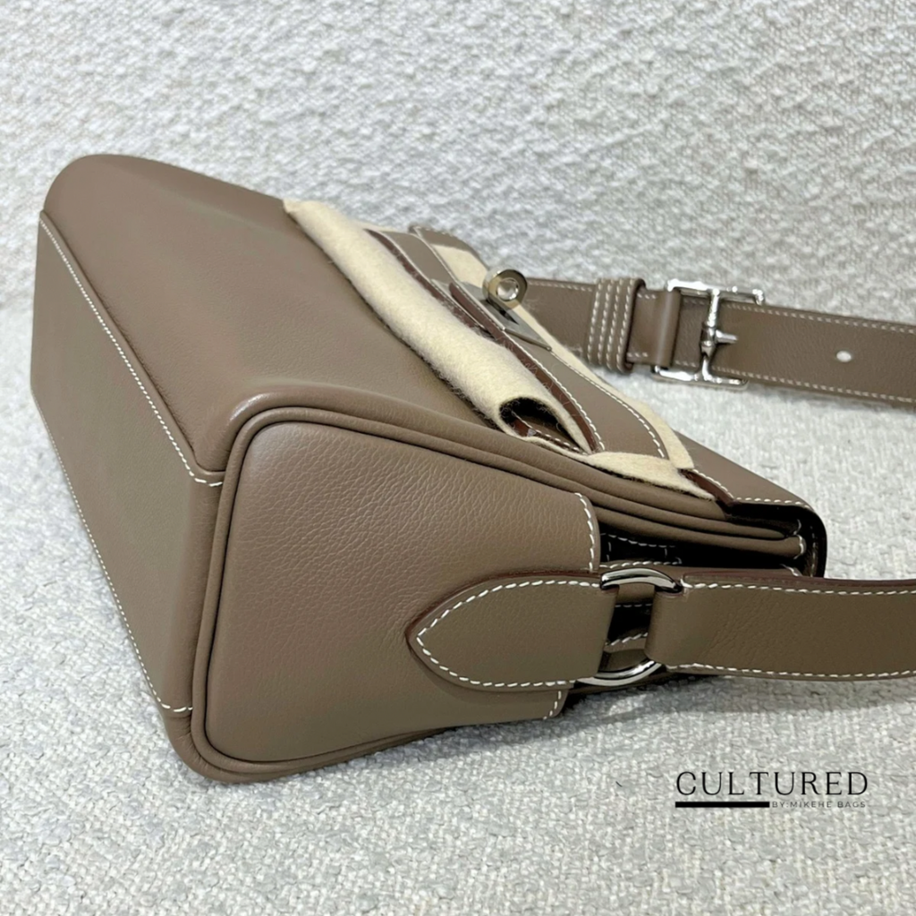 Hermès Kelly Messenger in Etoupe