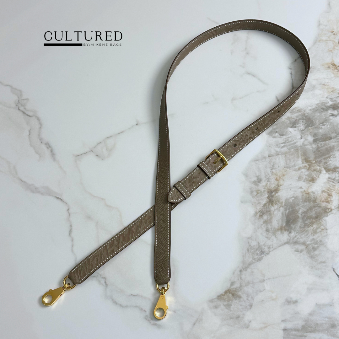 Hermès Adjustable Bag Strap in Etoupe
