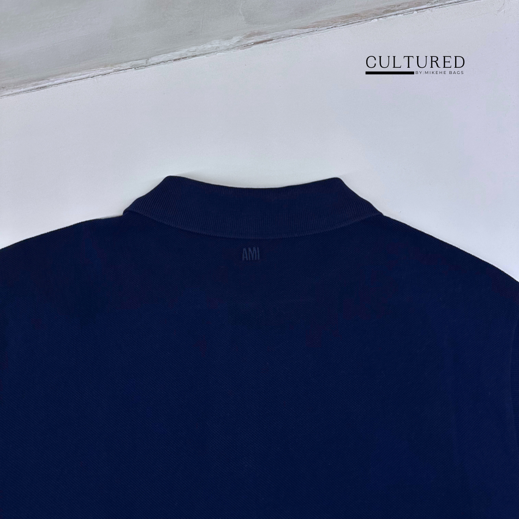 Ami Paris Polo Shirt in Navy