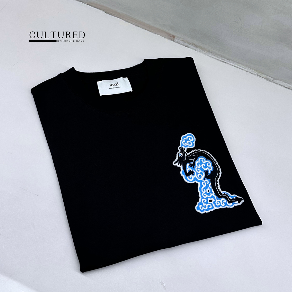 Ami De Coeur Year of the Dragon T-Shirt in Black