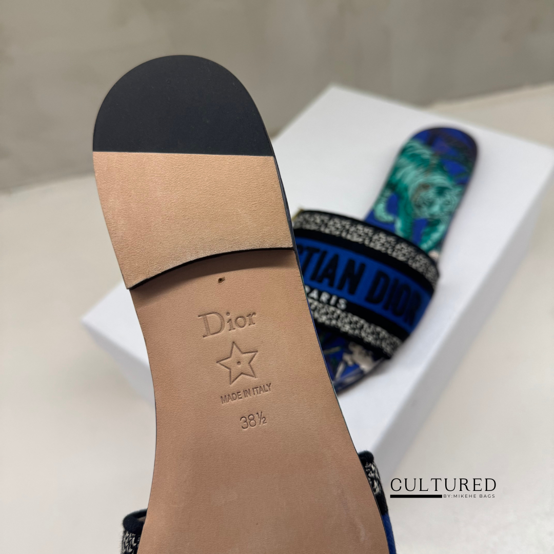 Dior Dway Slides Size 38.5