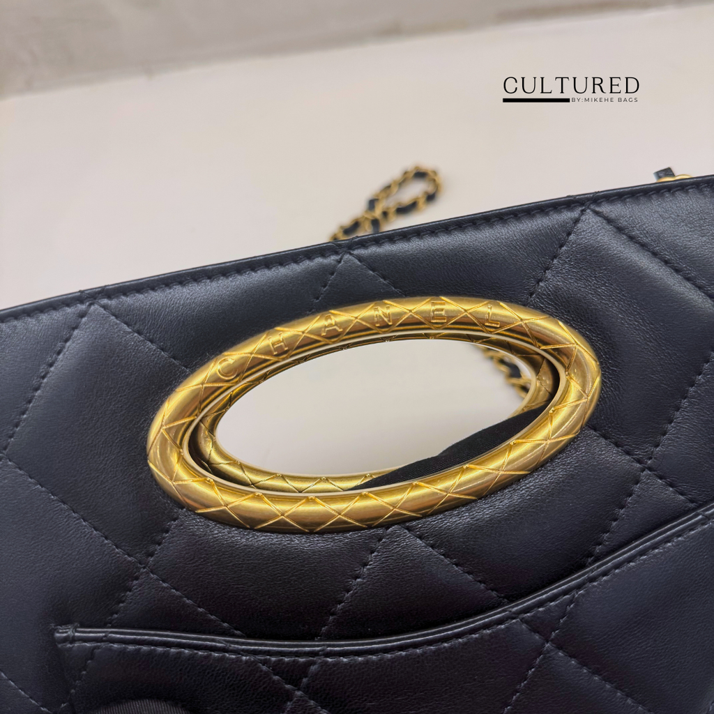 Chanel Lambskin Quilted Clutch