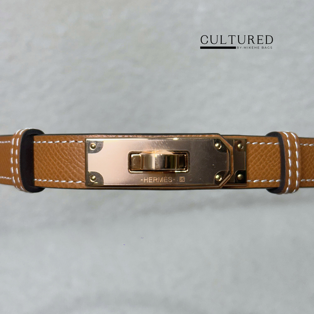 Hermès Kelly Belt in Gold
