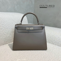Hermès Kelly 28 in Etain