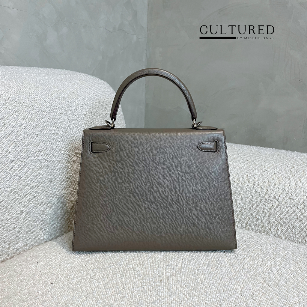 Hermès Kelly 28 in Etain