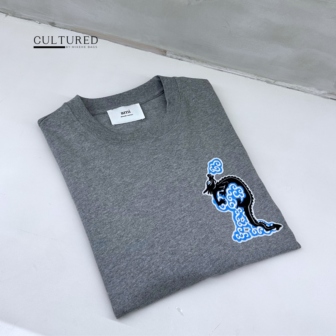 Ami De Coeur Year of the Dragon T-Shirt in Grey
