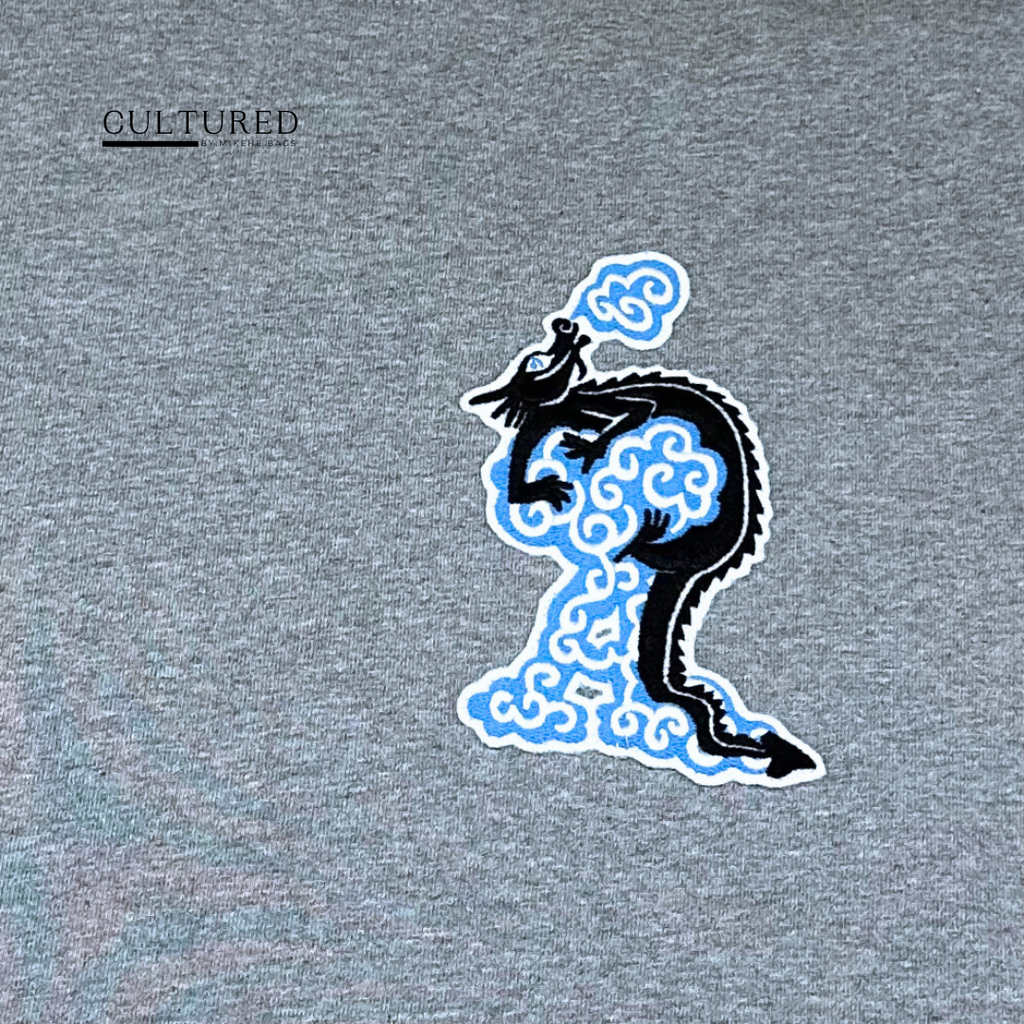 Ami De Coeur Year of the Dragon T-Shirt in Grey