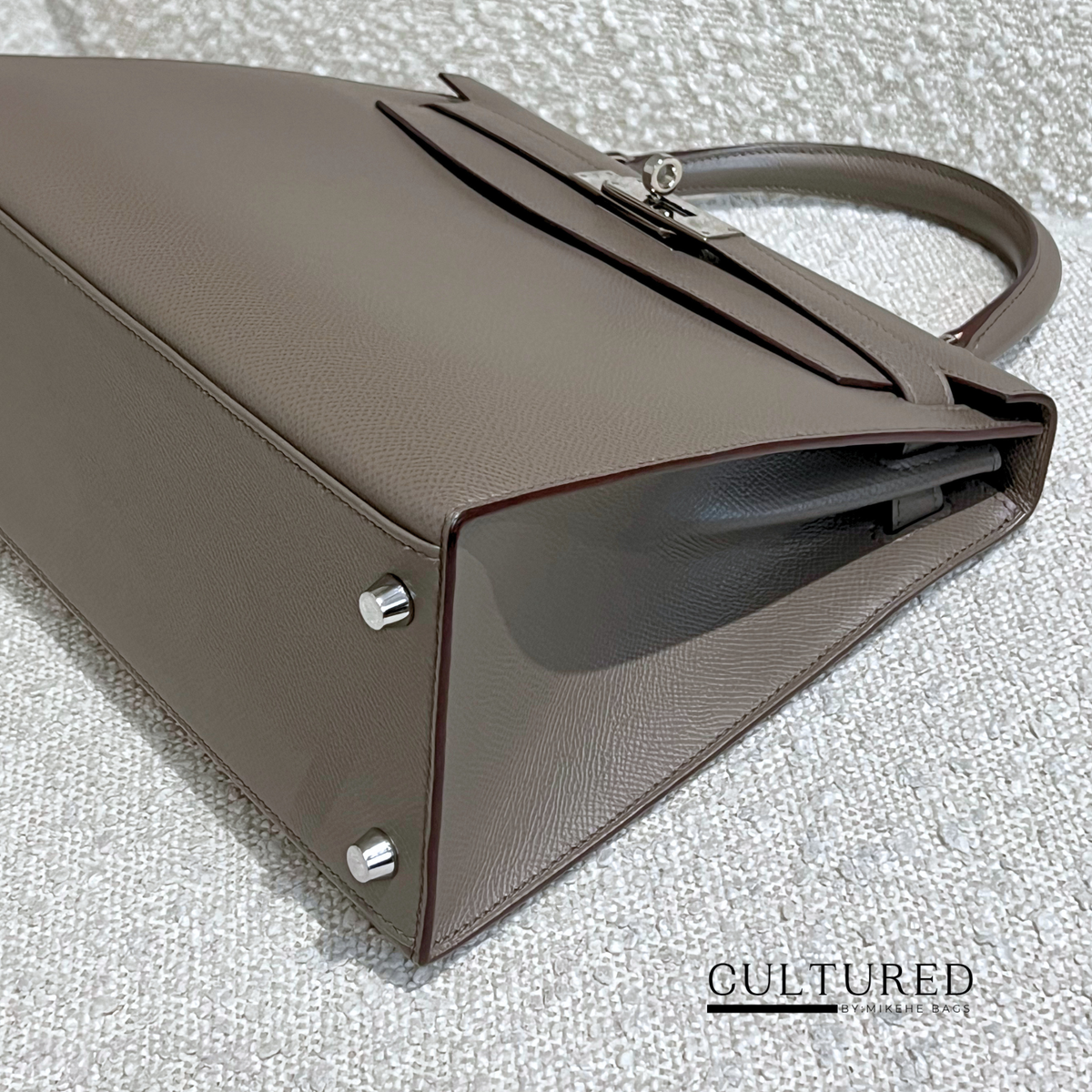 Hermès Kelly 28 in Etain