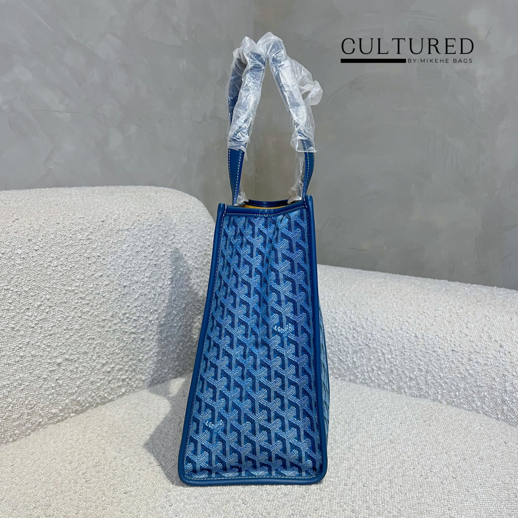 Goyard Cabas Villete Jacquard in Ocean Blue (MM)