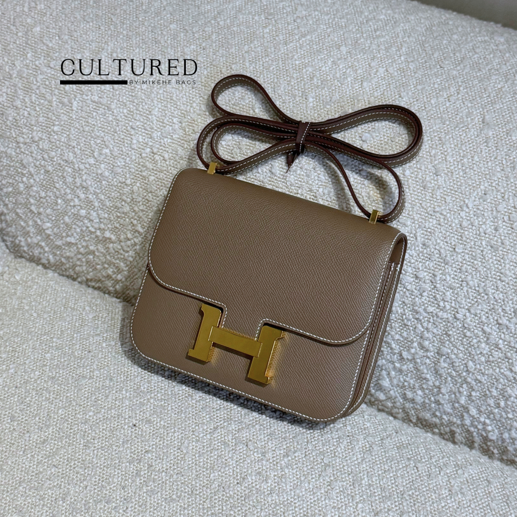 Hermès Constance 19 in Etoupe